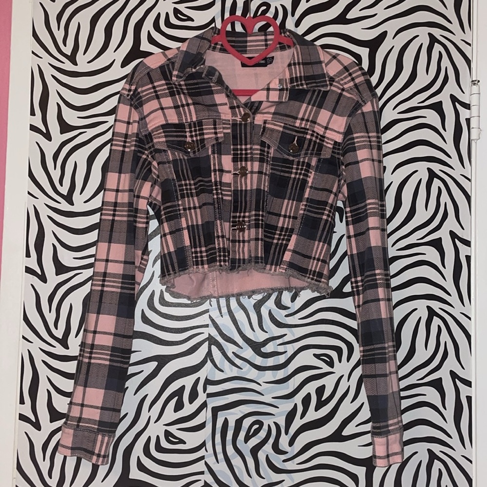 Pink plaid jacket 🩷 - Picture 4 of 10